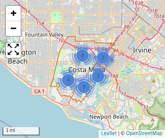Area schools map